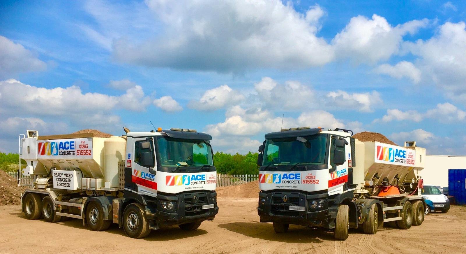 ace concrete supplier for derby, coalville, burton & beyong